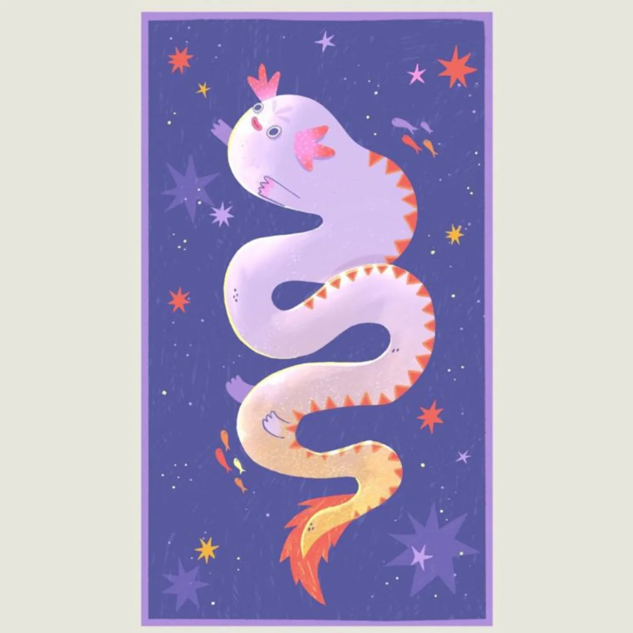 Monster Dragon Towel (17x140cm)