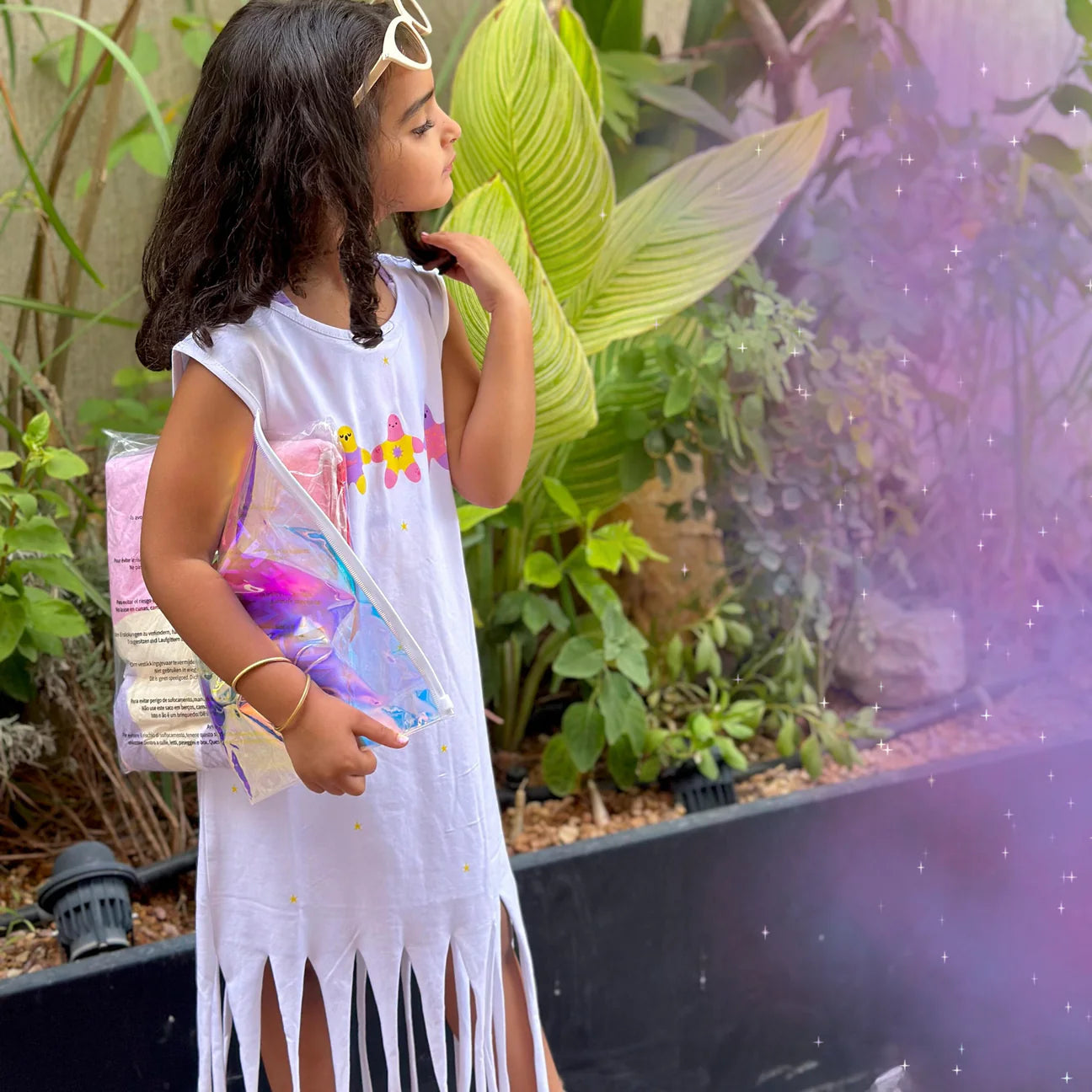Cotton Fringe Dress | Star Friends