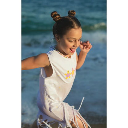 Cotton Fringe Dress | Star Friends