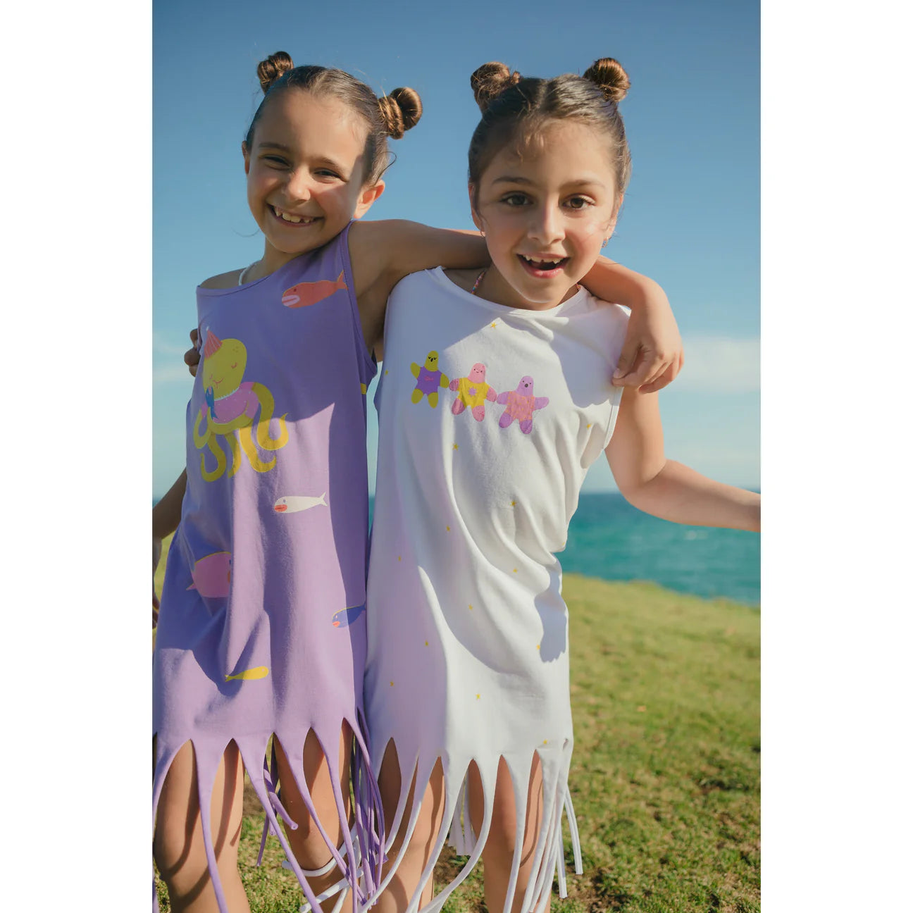 Cotton Fringe Dress | Star Friends