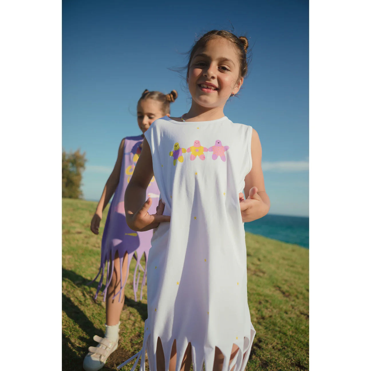 Cotton Fringe Dress | Star Friends