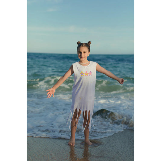 Cotton Fringe Dress | Star Friends