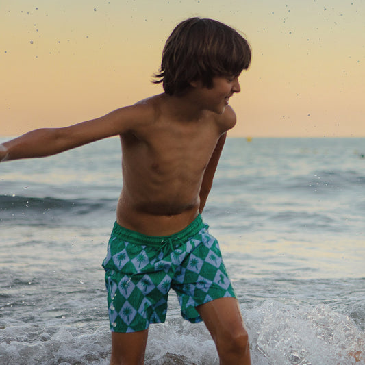 Green Palm Trees Swimshorts