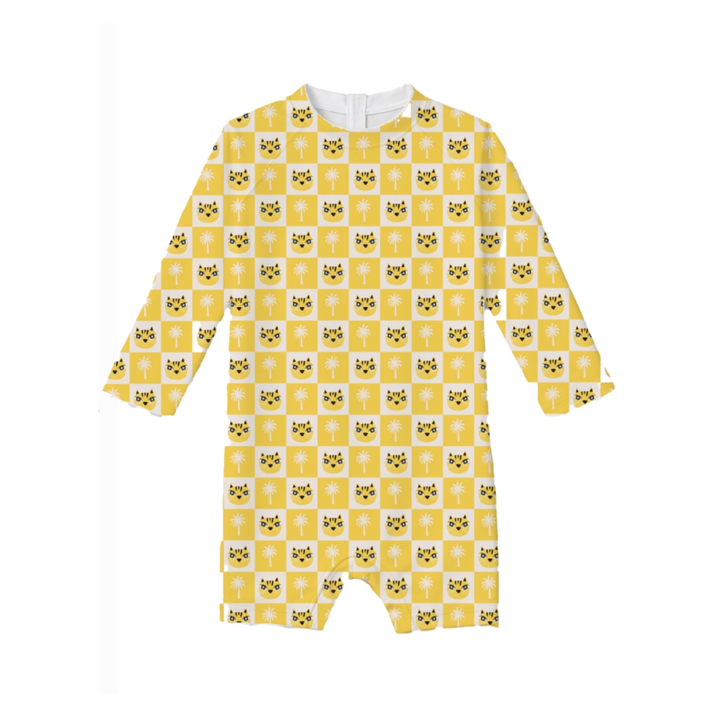 Yellow Arabian Leopard Swimsuit