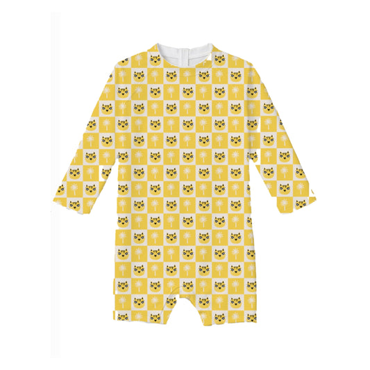 Yellow Arabian Leopard Swimsuit