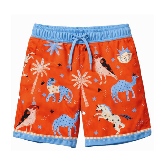 Red/Orange Arabian Swimshorts