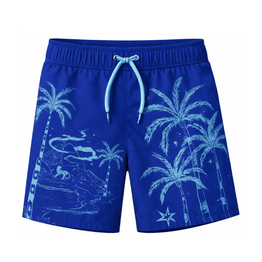 Blue Arabian Sahara Swimshorts