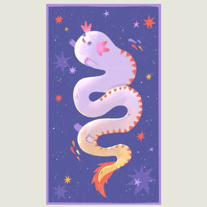 Monster Dragon Towel (17x140cm)