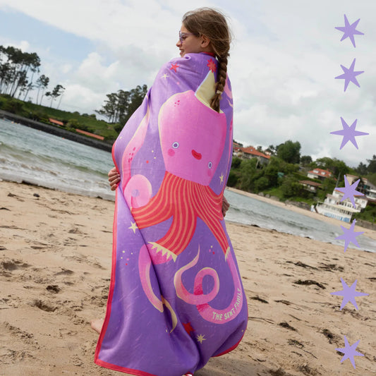 Mrs Octopus Towel (17x140cm)