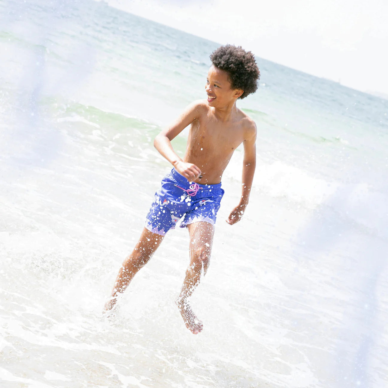 Party Creatures Swim Shorts | Purple Blue